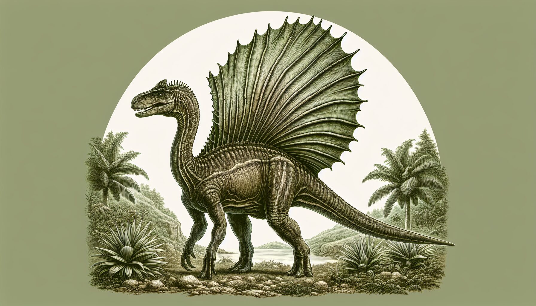 Ouranosaurus: El Dinosaurio con Vela que Parecía un Reptil Punk